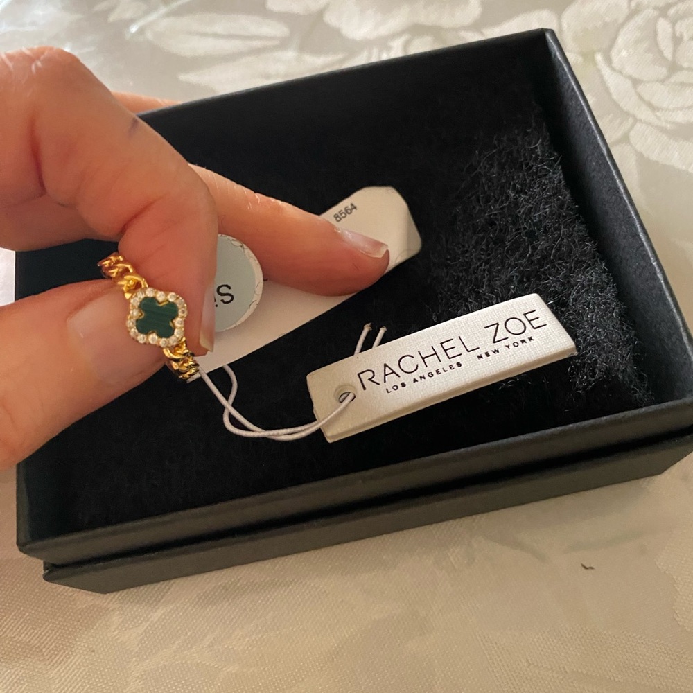 Brand new Rachel Zoe clover ring size 7